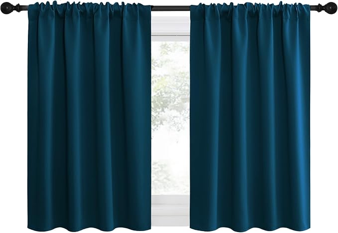 NICETOWN 2 Panels Blackout Curtains, Rod Pocket Thermal Insulated Drapes - Image 4