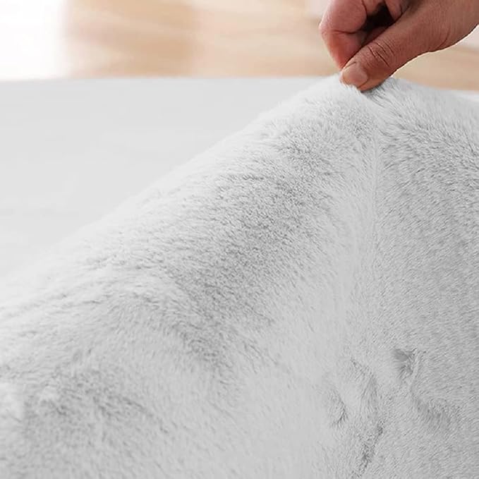 ORINOVA Grey Fluffy Rug Runners - Image 9