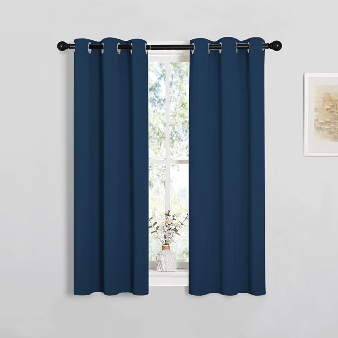 NICETOWN Window Curtain Panels, Thermal Insulated Solid Grommet Blackout by NICETOWN
