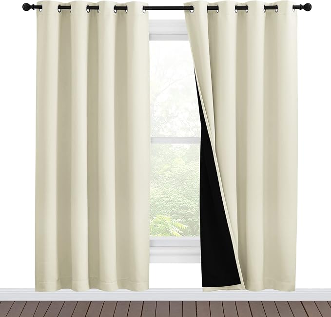 NICETOWN Living Room Completely Shaded Draperies, Privacy Protection & Noise by NICETOWN