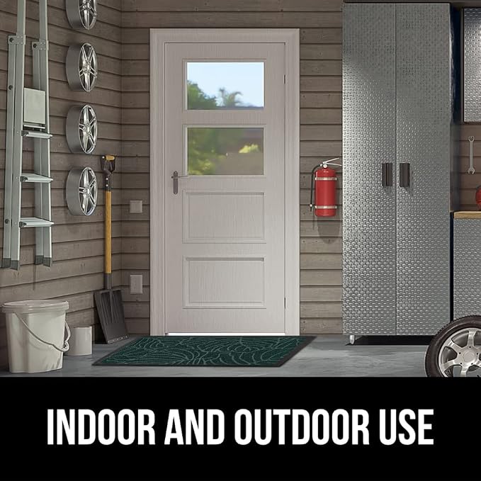 GORILLA GRIP 100% Waterproof All-Season WeatherMAX Doormat, US Designed Natural - Image 10