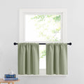 RYB HOME Cafe Blackout Curtains 24 inch Length, RV Curtains by RYBHOME