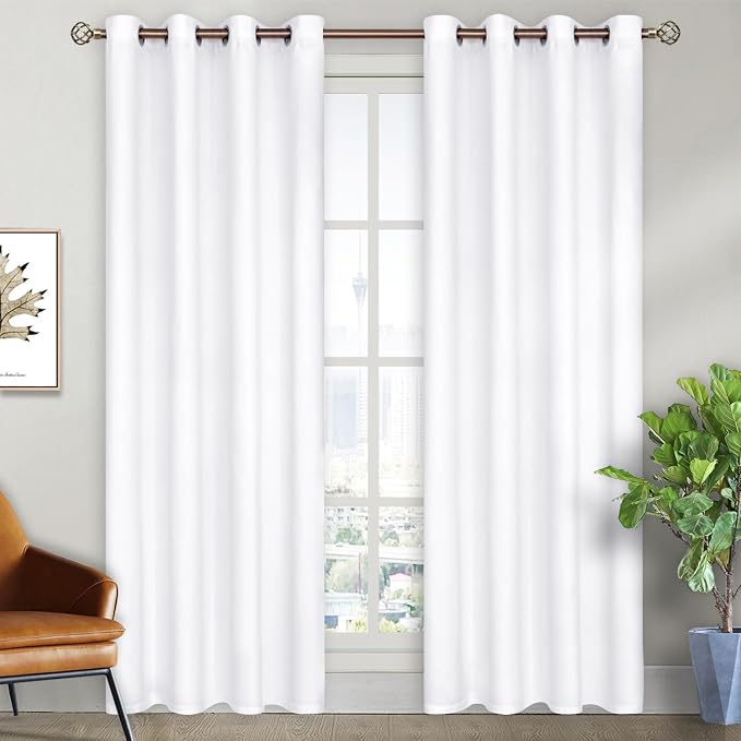 BGment Room Darkening Curtains 84 Inches Long by BGment