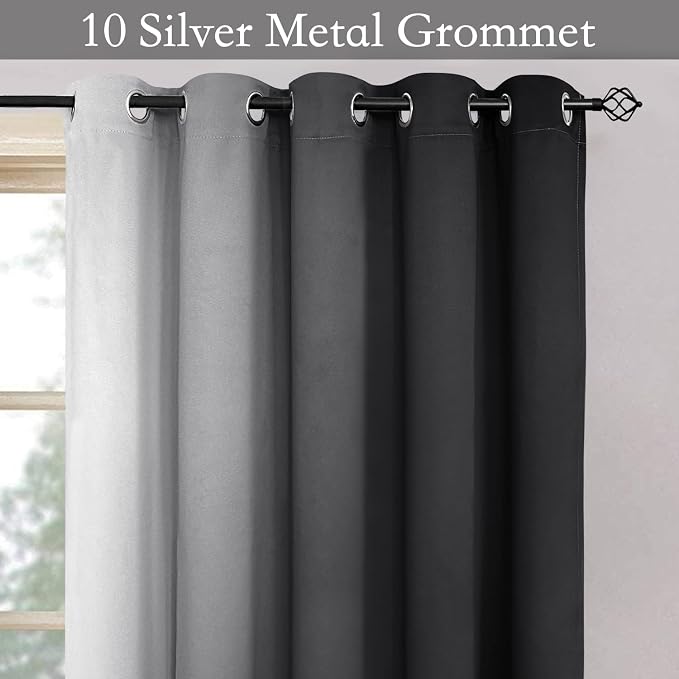SimpleHome Ombre Room Darkening Curtains - Image 4