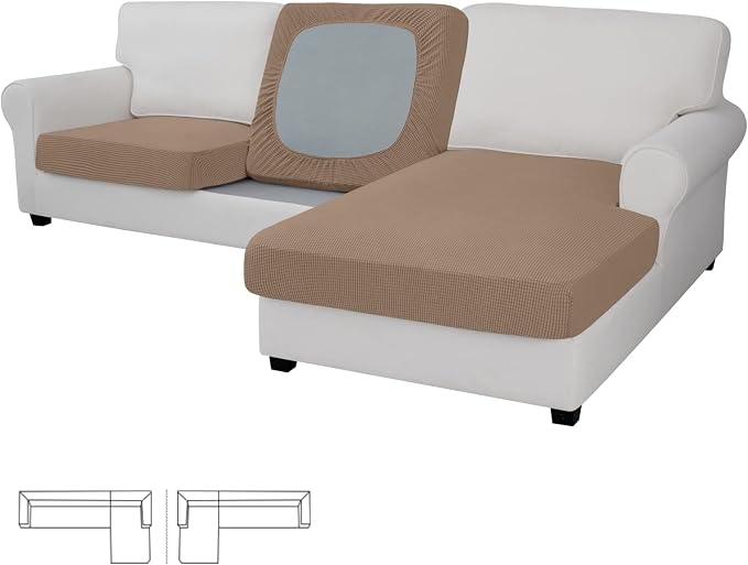 Easy-Going Stretch 3 Pieces Couch Cushion Covers by Easy-Going