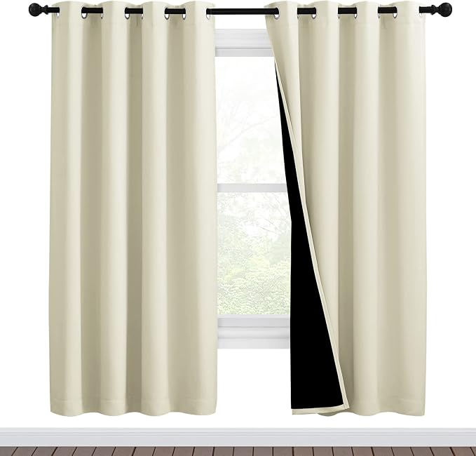 NICETOWN Living Room Completely Shaded Draperies, Privacy Protection & Noise by NICETOWN