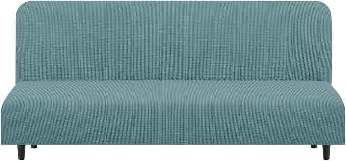 U-NICE HOME Stretch Futon Cover Armless Bed Slipcover by U-NICEHOME