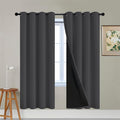 Yakamok 100% Blackout Curtains, 2 Thick Layers Thermal Insulated Total Blackout by Yakamok