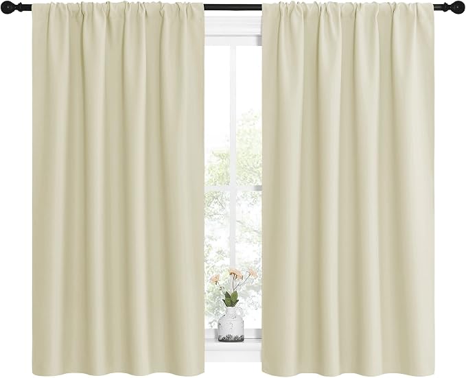 NICETOWN Kitchen Curtains, Short Blackout Curtains & Drapes, Home Decoration - Image 2