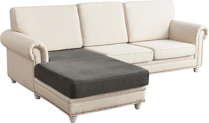 Couch Cover Velvet Chaise Cushion Cover by Taque