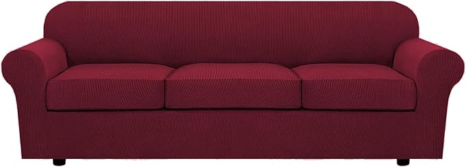 H.VERSAILTEX 4 Piece Stretch Sofa Covers by HVERSAILTEX