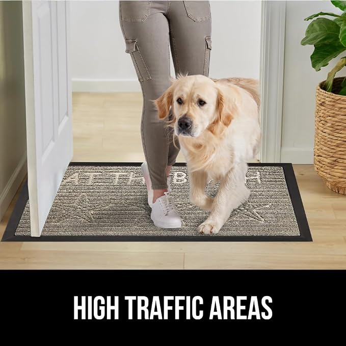 GORILLA GRIP 100% Waterproof All-Season WeatherMAX Doormat 35x23, US Designed - Image 6