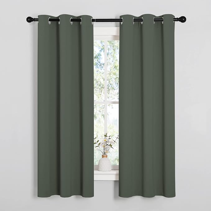 NICETOWN Thermal Insulated Curtains Blackout Draperies, Window Treatment Solid by NICETOWN