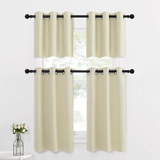 NICETOWN Classroom Window Cover, Thermal Insulating Short Curtains & Drapes - Image 6
