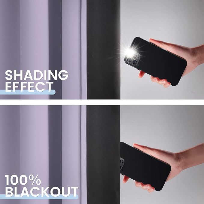 SimpleHome 100% Blackout Curtains - Image 3
