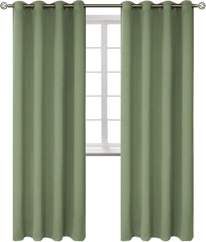 BGment Room Darkening Curtains 84 Inches Long by BGment