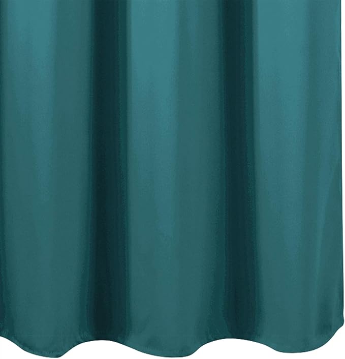LEMOMO Blackout Curtains 66 x 72 Inch Long Sea Teal Curtains Set of 2 Panels - Image 8