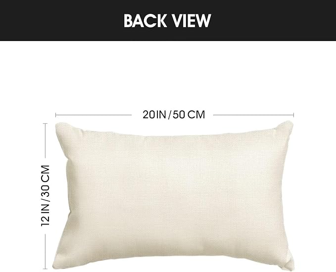 AVOIN colorlife Home Sweet Home Spring Summer Flowers Throw Pillow Covers - Image 6