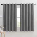 NICETOWN Silver Grey Blackout Curtain Panels by NICETOWN