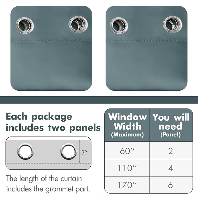 MIULEE Blackout Curtains 96 Inches Long - Image 6