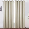 LEMOMO Blackout Curtains 66 x 95 inch/Light Beige Curtains Set of 2 by Lemomo