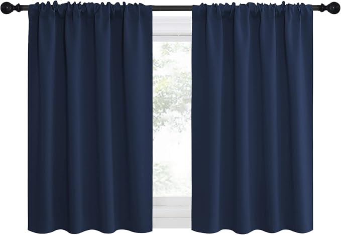 NICETOWN RV Blackout Curtains for Camper Windows, Kitchen Curtains, Short by NICETOWN