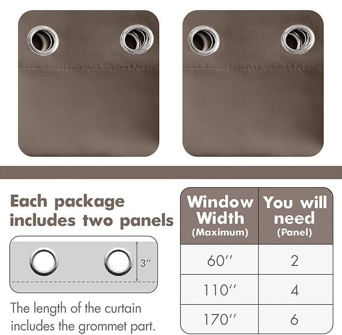 MIULEE Blackout Curtains 96 Inches Long - Image 6