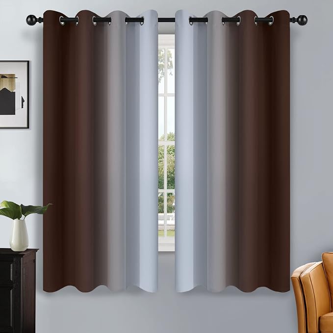 SimpleHome Ombre Room Darkening Curtains by SimpleHome