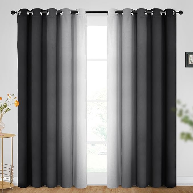 SimpleHome Ombre Room Darkening Curtains by SimpleHome