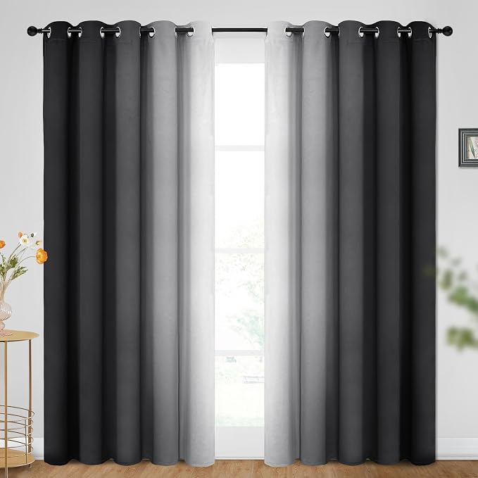 SimpleHome Ombre Room Darkening Curtains by SimpleHome