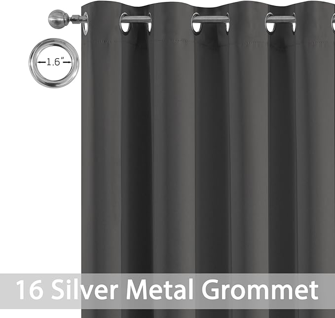 Yakamok Blackout Patio Curtains 100x84 Inches - Image 3
