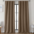 Simplebrand Brown Blackout Curtains by Simplebrand