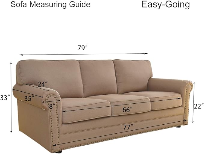 Easy-Going Stretch Sofa Slipcover 1-Piece Sofa Cover Furniture Protector Couch - Image 6