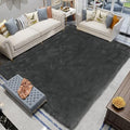 Latepis Large Rugs for Bedroom Dark Grey 6.7x10 Faux Sheepskin Fur Rug for by Latepis