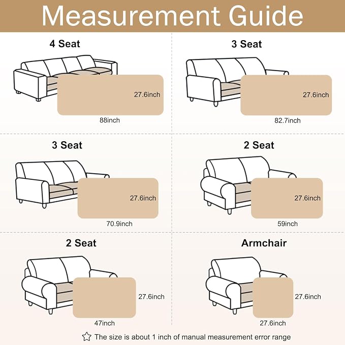 hyha Couch Covers for Dogs Washable, Non Slip Plush Dog Sofa Protectors - Image 5