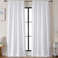 Simplebrand Ava Pure White Curtains by Simplebrand