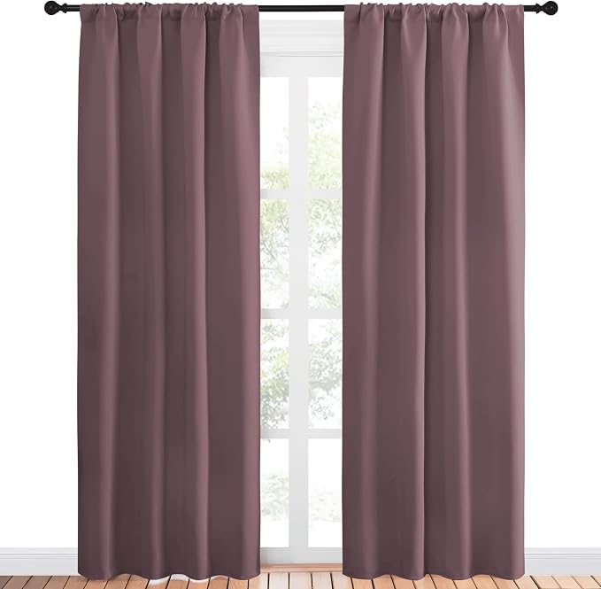 NICETOWN Blackout Curtains for Living Curtains, Window Treatment Thermal - Image 2