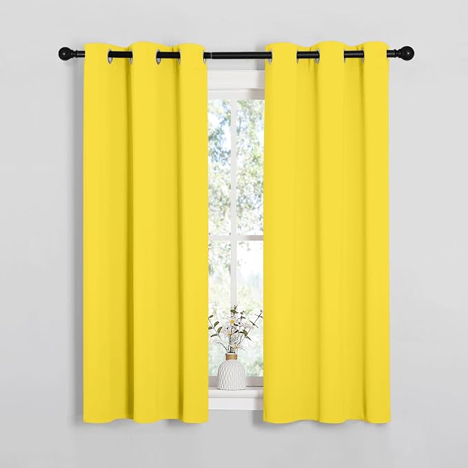 NICETOWN Window Curtain Panels, Thermal Insulated Solid Grommet Draperies/Drapes by NICETOWN