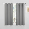NICETOWN Silver Grey Blackout Curtain Panels by NICETOWN