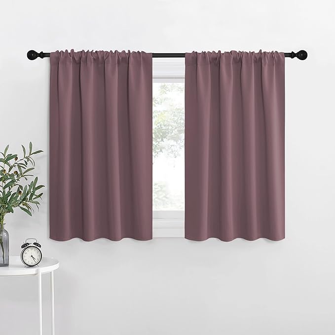 NICETOWN Kitchen Curtains, Short Blackout Curtains & Drapes, Small Window by NICETOWN