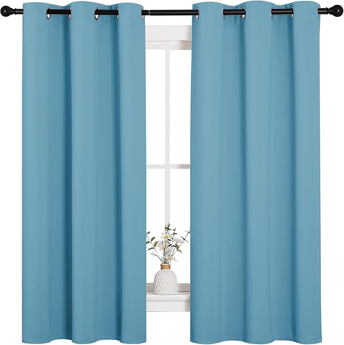 NICETOWN Window Treatment Thermal Insulated Solid Grommet Room Darkening by NICETOWN