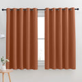 NICETOWN Thermal Insulated Burnt Orange Blackout Curtains by NICETOWN