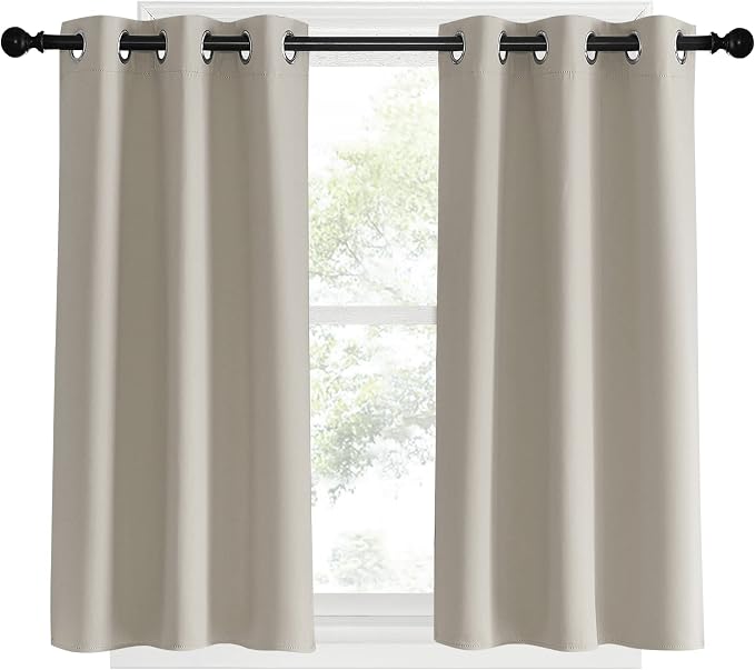 NICETOWN Room Darkening Short Curtain Panels - Image 2