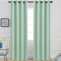 Yakamok Light Sage Green Blackout Curtains by Yakamok