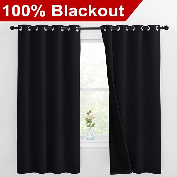 NICETOWN 100% Blackout Curtains - Image 2