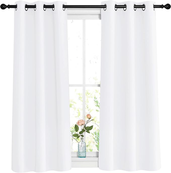 NICETOWN White Room Darkening Curtain Panels by NICETOWN