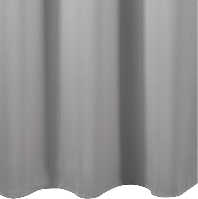 LEMOMO Blackout Curtains 38 x 84 inch/Light Grey Curtains Set of 2 - Image 9