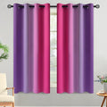 Yakamok Ombre Purple and Pink Curtains by Yakamok