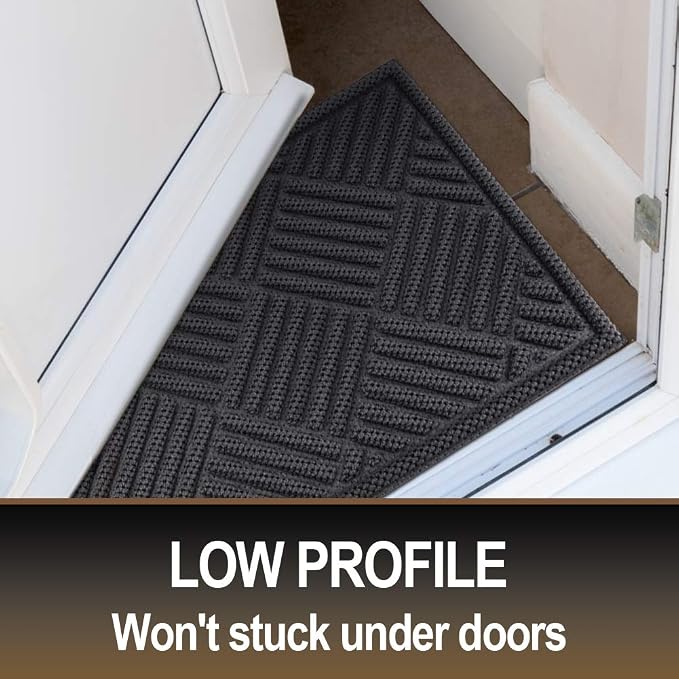 Mibao Front Door Mat, Dirt Trapper Welcome Mat - Image 4
