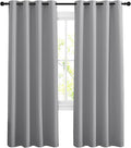 NICETOWN Blackout Silver Grey Living Room Curtains by NICETOWN